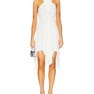 Norma Kamali convertible cream Halter Dress never worn